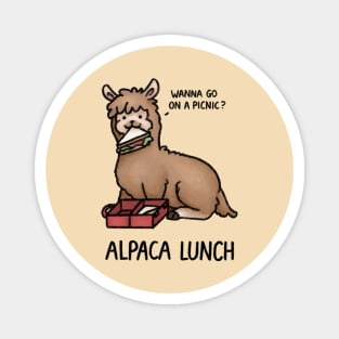 Alpaca Lunch Magnet